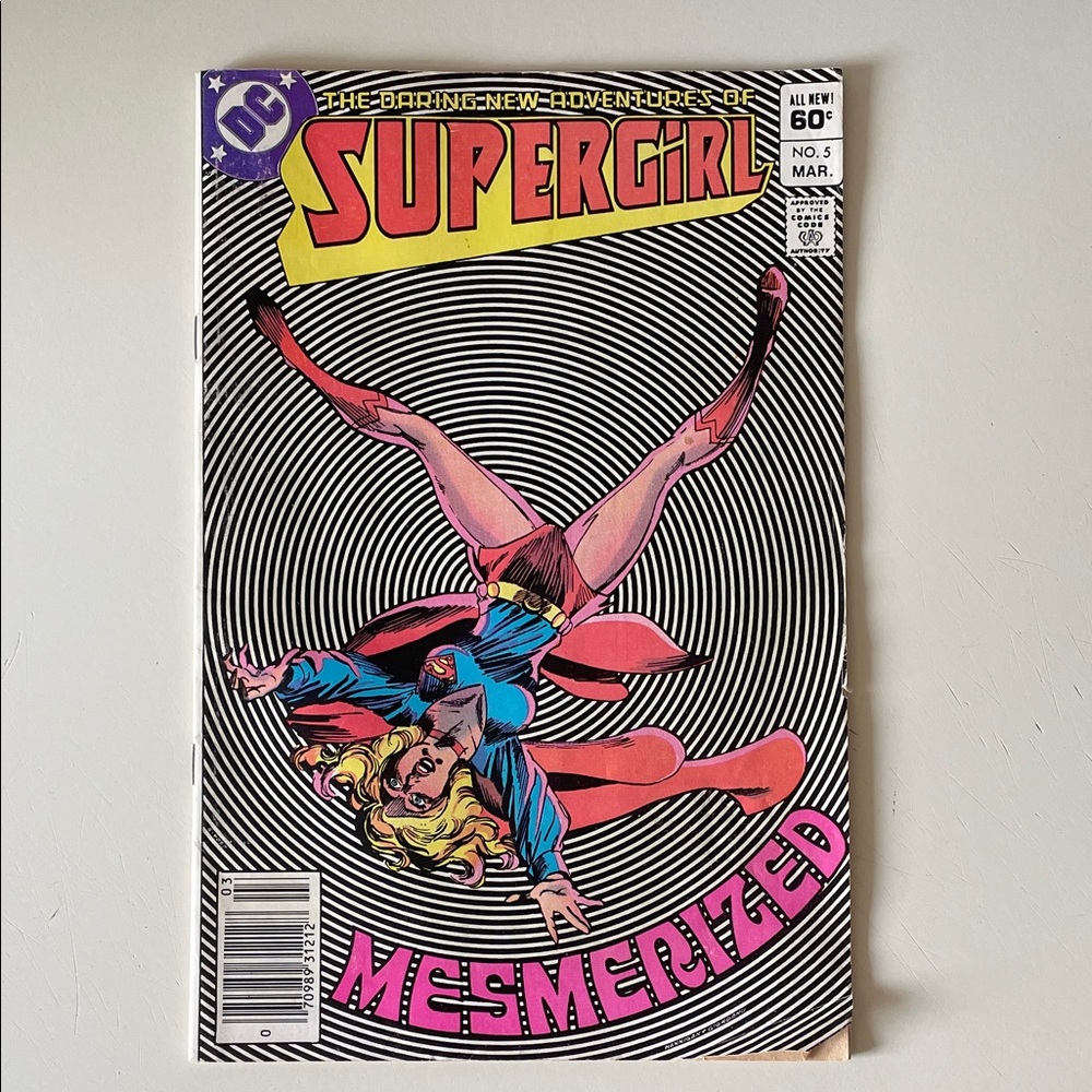 DC Supergirl Mesmerized Cover - Red and Pink
